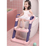 Reductor si Scaunel Inaltator WC, Flippy, pentru Copii 1 - 7 Ani, 2 Trepte Reglabile, Pliabil, Colac Moale, cu Spatar