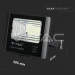 Reflector LED 12W 6000K 550lm cu incarcare solara V-TAC