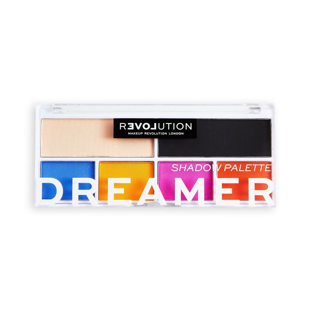 Relove By Revolution, Colour Play, Paletă de farduri de ochi, Visător, 6 nuanțe, 0.65 g