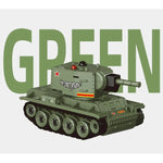 Mini Tanc cu Telecomanda, Flippy, Wireless, 4 x 8 x 4 cm, cu Infrarosu, Verde