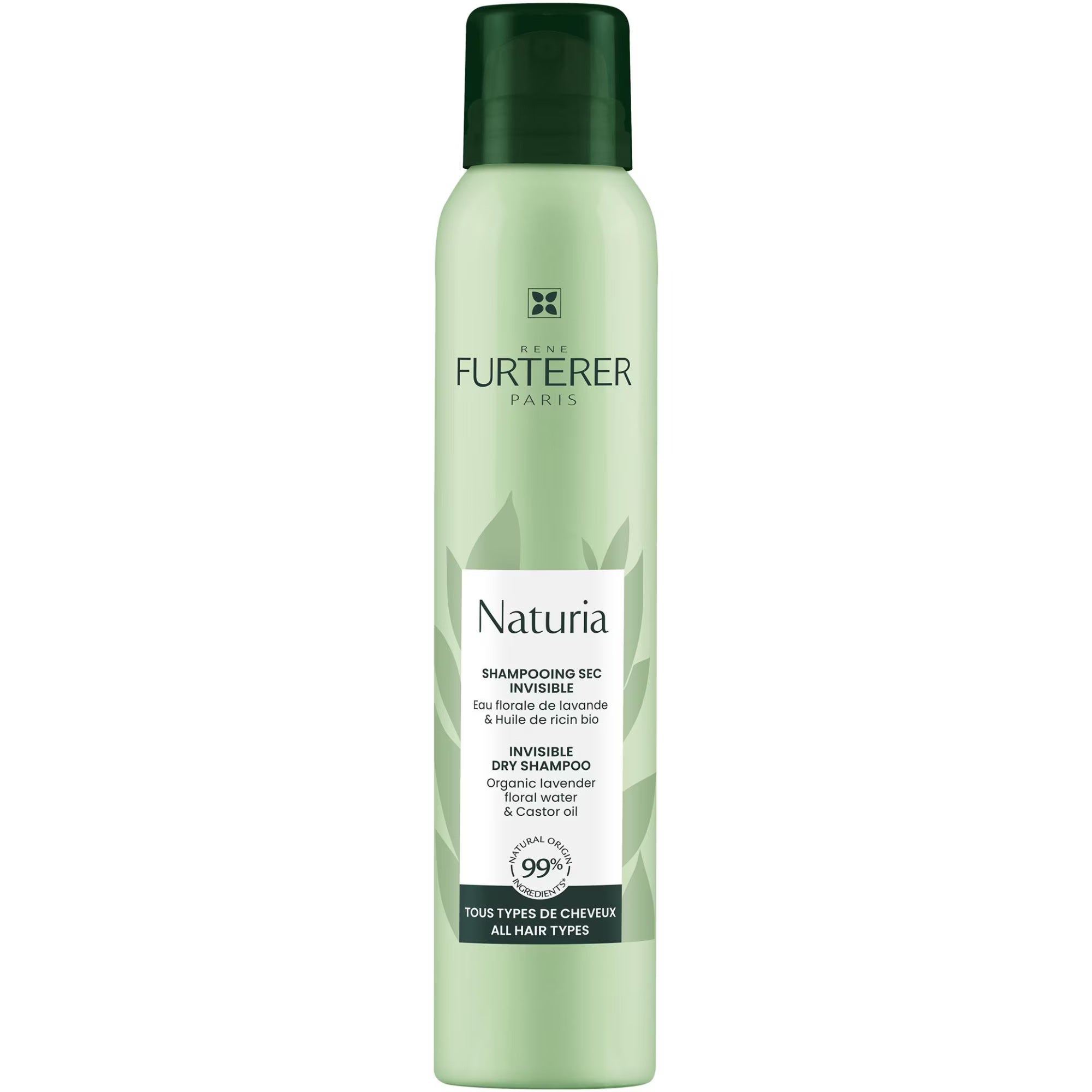 Rene Furterer, Naturia Invisible, Șampon uscat, Curățare blândă, 200 ml