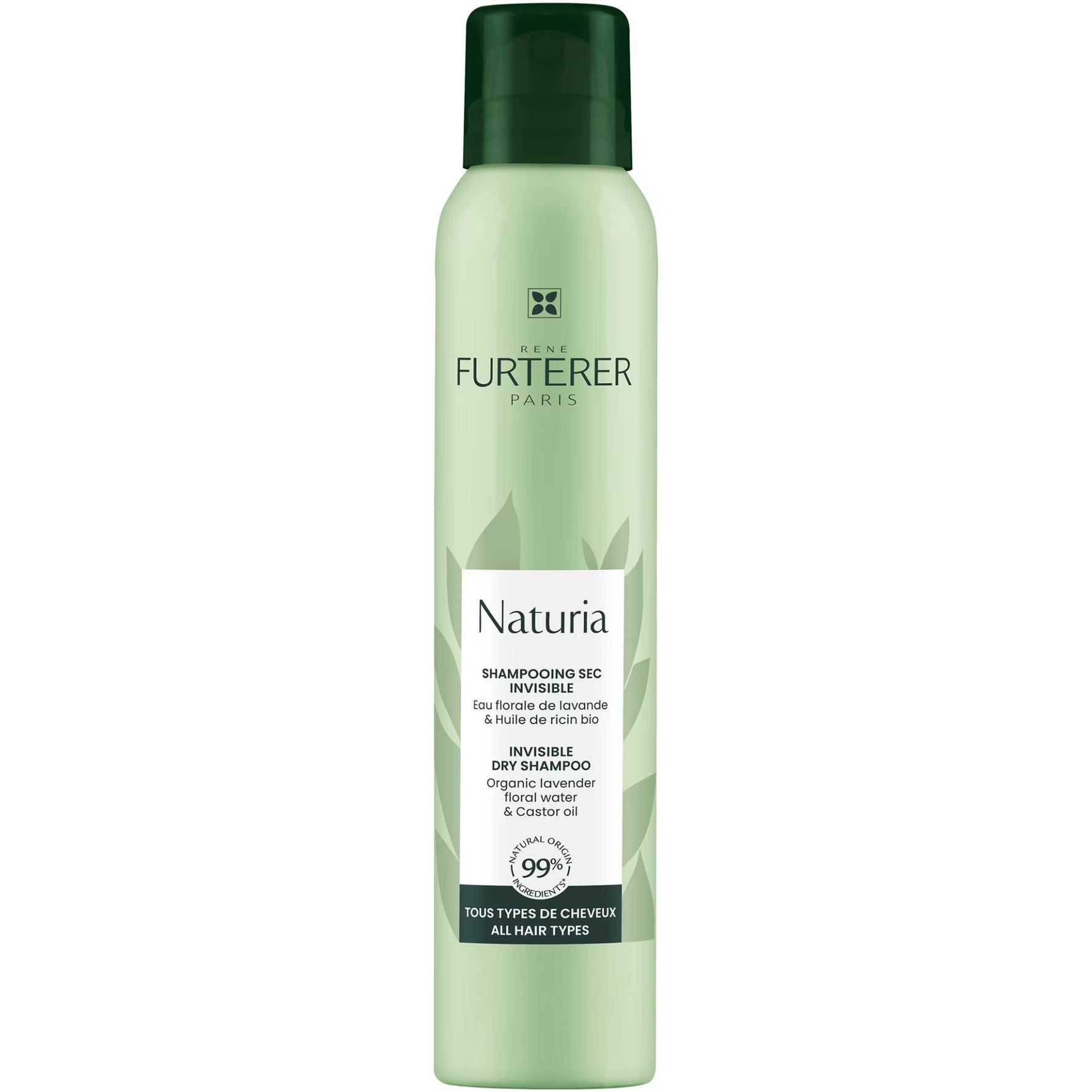 Rene Furterer, Naturia Invisible, Șampon uscat, Curățare blândă, 200 ml