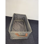 Resigilat: Cutie de Depozitare Tip Cos, Flippy, Material Textil, Pliabila, 47x28x20 cm, 35 l, Cadru Metalic, cu Manere,