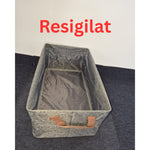 Resigilat: Cutie de Depozitare Tip Cos, Flippy, Material Textil, Pliabila, 47x28x20 cm, 35 l, Cadru Metalic, cu Manere,
