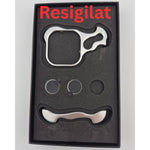 Resigilat: Husa Metalica Compatibila cu iPhone 16 Pro, Flippy, Protectie pentru Colturile Telefonului si Camera, Aliaj,