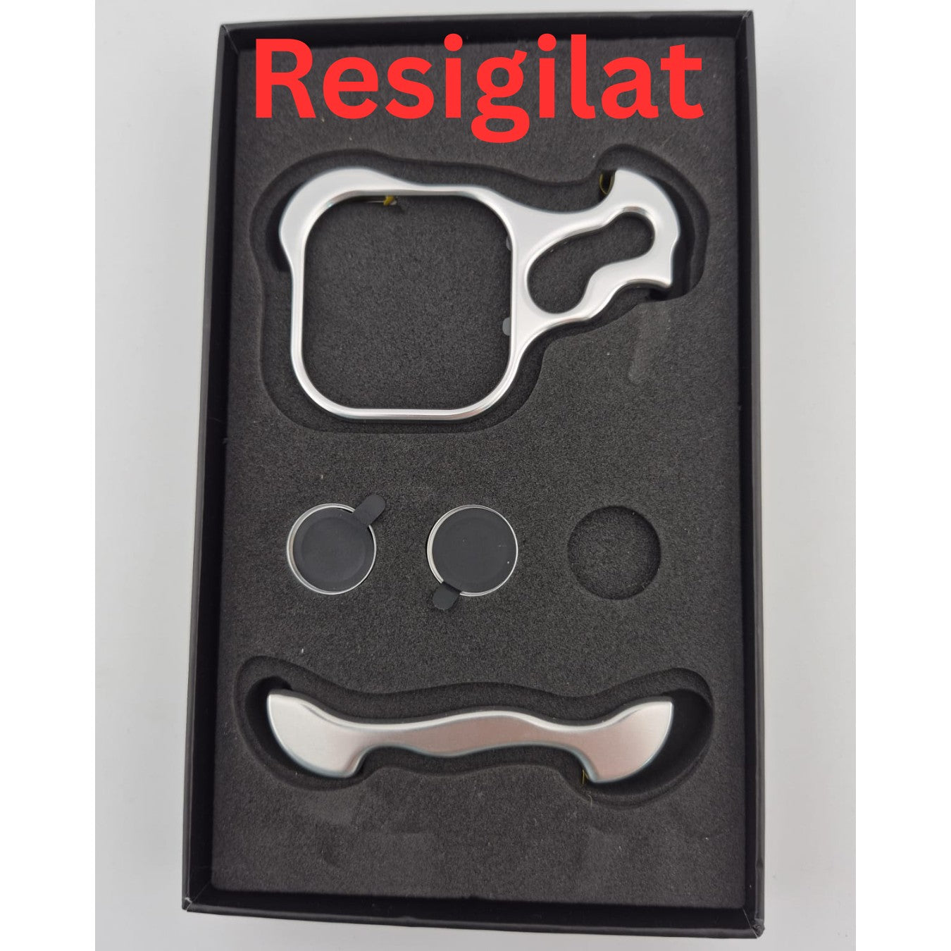Resigilat: Husa Metalica Compatibila cu iPhone 16 Pro, Flippy, Protectie pentru Colturile Telefonului si Camera, Aliaj,