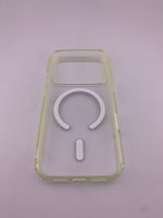 RESIGILAT - Husa Telefon, Flippy, Compatibila Apple iPhone 17 Pro Max, MagSafe, Antisoc, din Silicon + TPU, Transparent