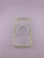 RESIGILAT - Husa Telefon, Flippy, Compatibila Apple iPhone 17 Pro Max, MagSafe, Antisoc, din Silicon + TPU, Transparent