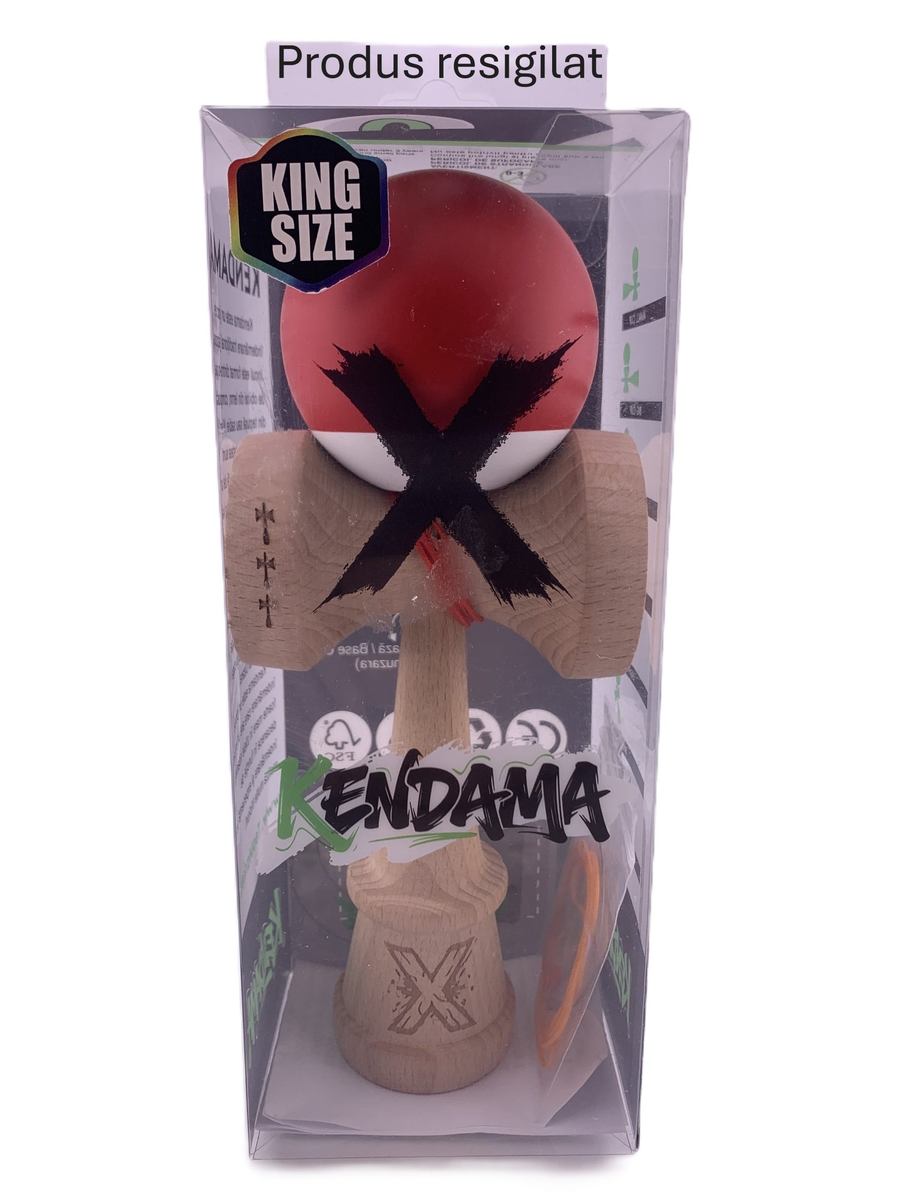 RESIGILAT - Kendama X Originala, Profesionala, Flippy, Rubber Grip, Cupe Mari KING SIZE V3, Gaura in Baza, Rulment