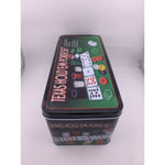 RESIGILAT - Set de Poker Complex cu 200 de jetoane Flippy, Include 2 seturi de carti, Texas Hold`em set, portabil,
