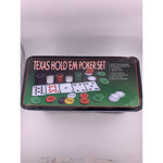 RESIGILAT - Set de Poker Complex cu 200 de jetoane Flippy, Include 2 seturi de carti, Texas Hold`em set, portabil,