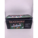 RESIGILAT - Set de Poker Complex cu 200 de jetoane Flippy, Include 2 seturi de carti, Texas Hold`em set, portabil,