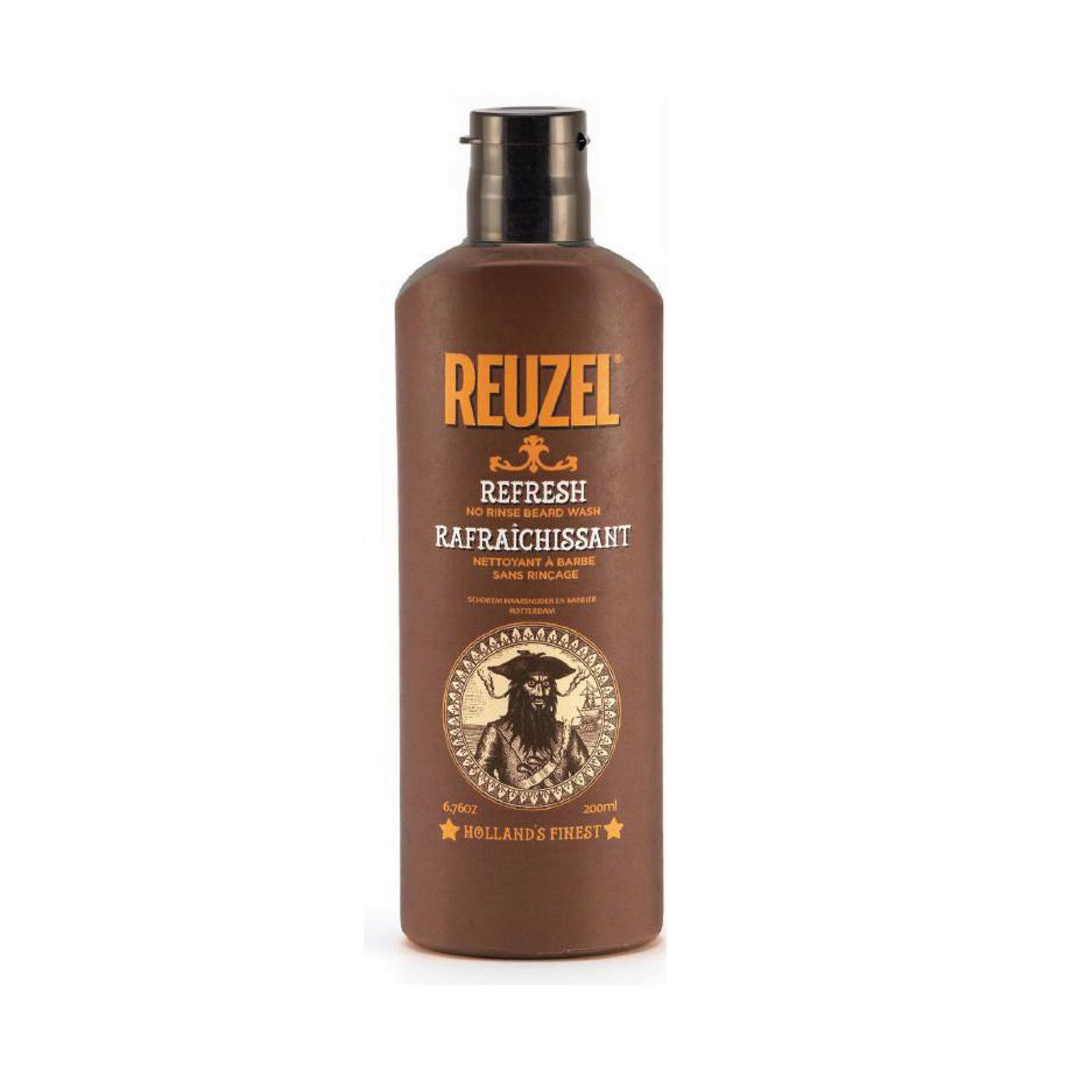 Reuzel, Refresh No Rinse, Șampon pentru barbă, Umiditate și strălucire, 200 ml - Olmarkt