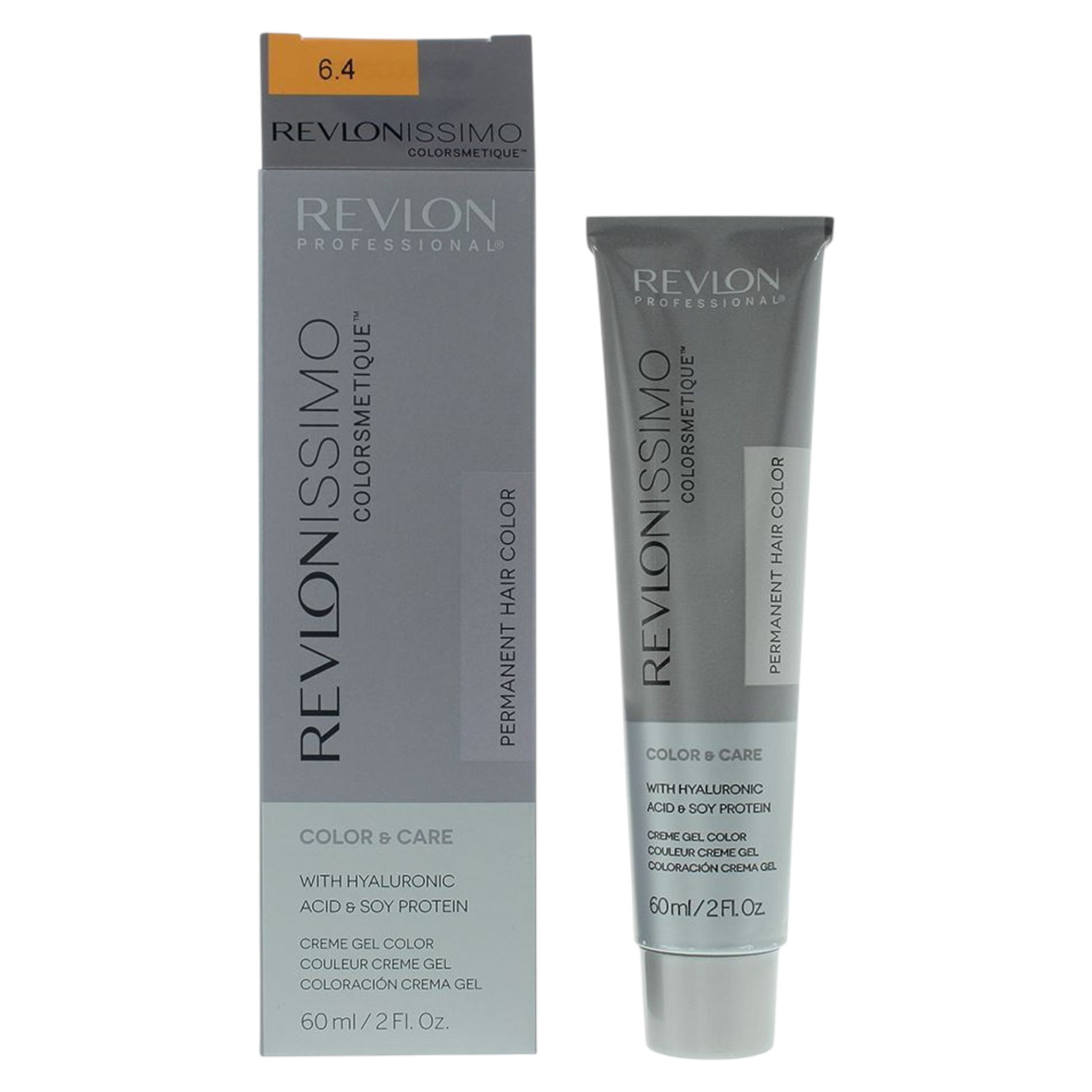 Revlon, Colorsmetique, KER-HA Complex™, Vopsea permanentă de păr, 6.4 Dark Copper Blonde, 60 ml