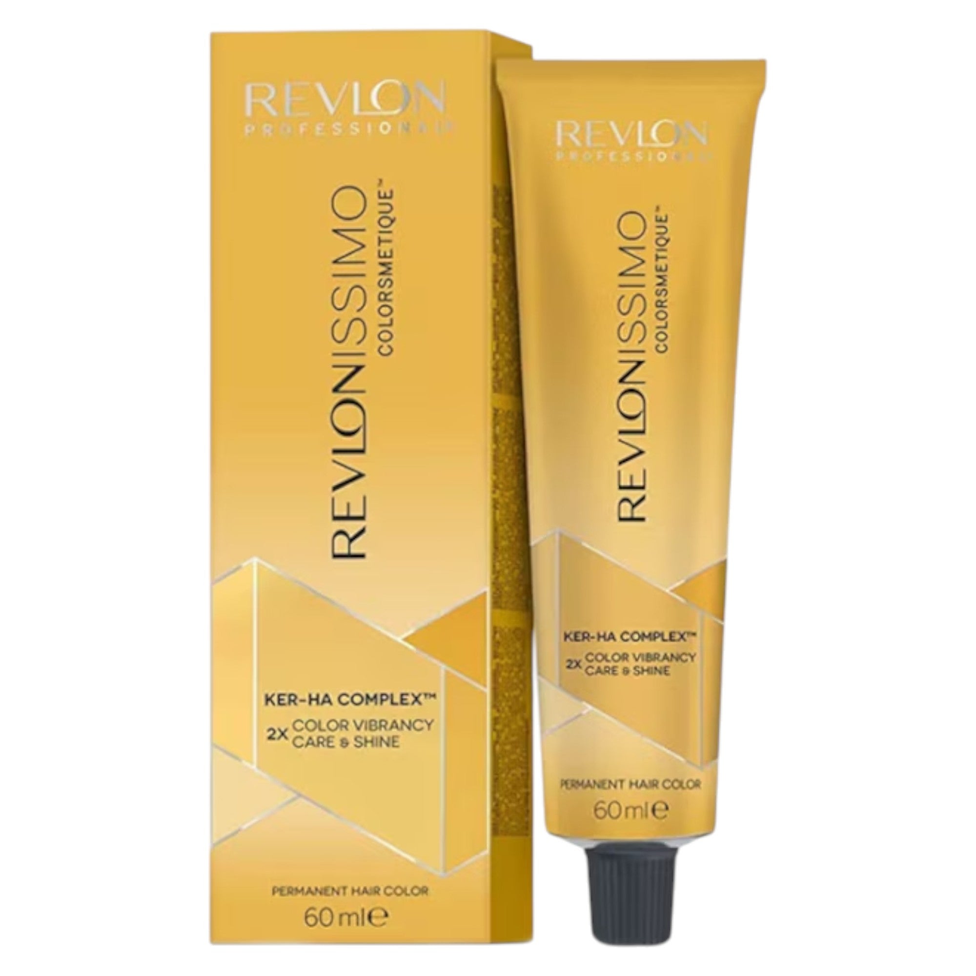 Revlon, Colorsmetique, Complex KER-HA, Vopsea permanentă de păr, 8.3 Light Golden Blonde, 60 ml