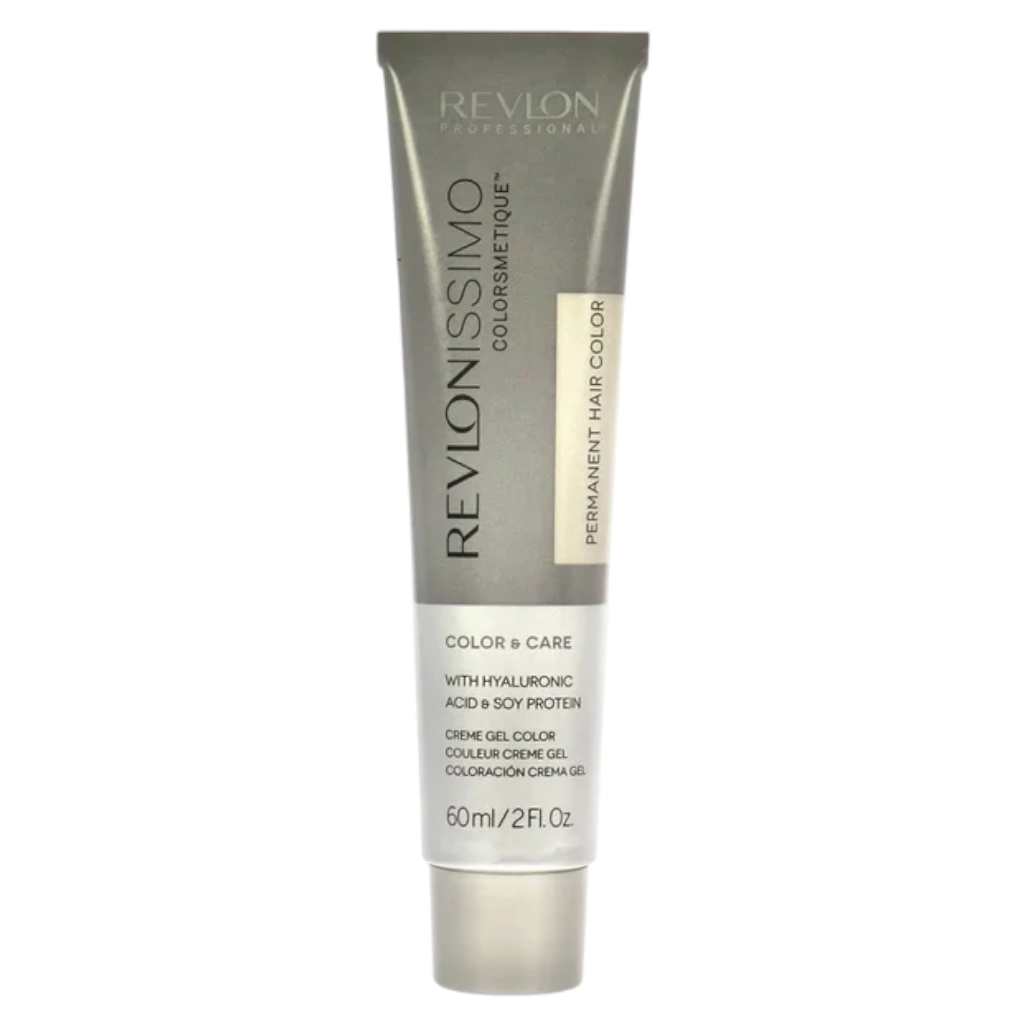 Revlon, Revlonissimo Colorsmetique, Acid hialuronic, Vopsea permanentă de păr, 7.2 Iridescent Blonde, 60 ml