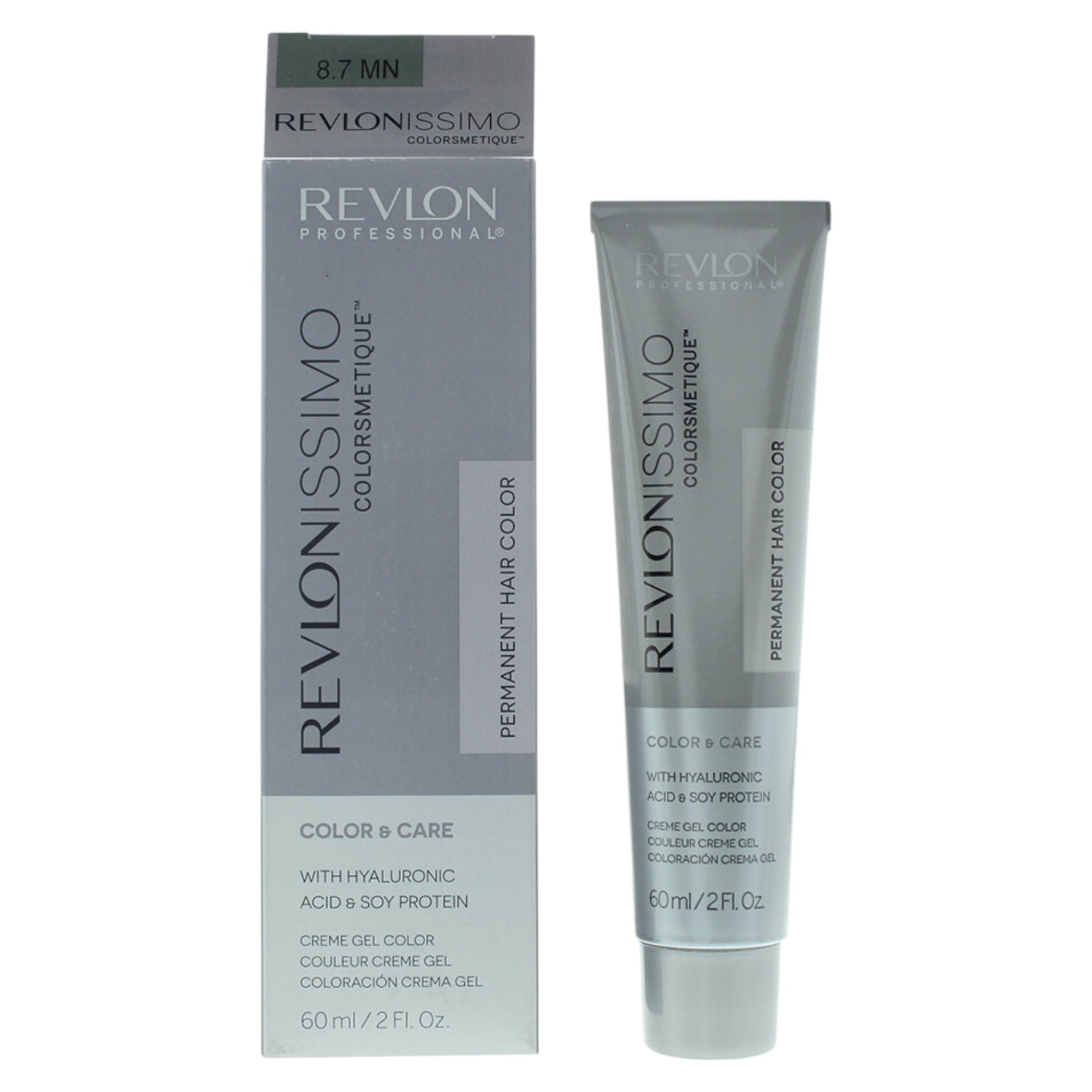Revlon, Revlonissimo Colorsmetique, Acid hialuronic, Vopsea permanentă de păr, 8.7MN Light Blonde Maximum, 60 ml