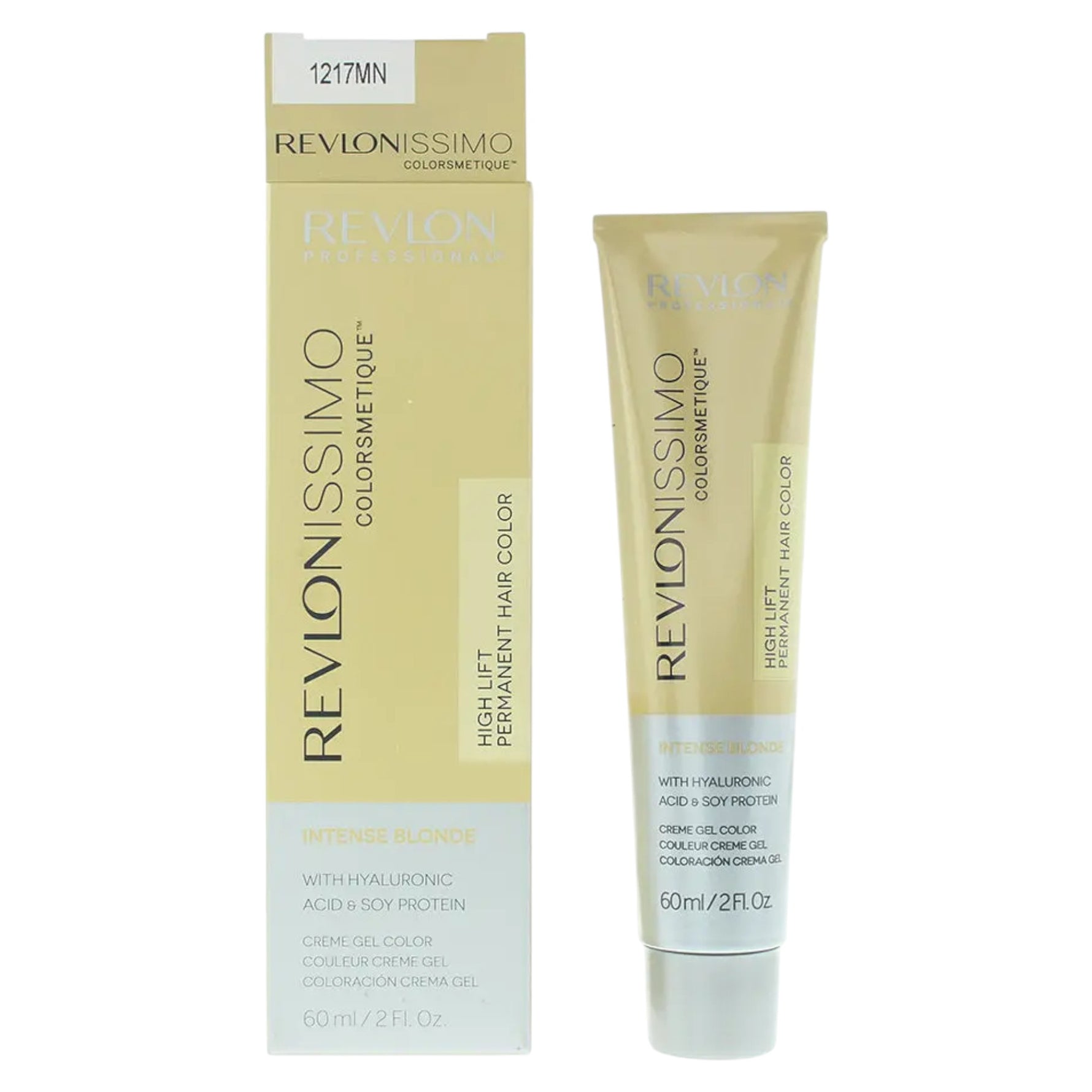 Revlon, Revlonissimo Colorsmetique, Vopsea permanentă de păr, 1217MN Bronze Grey, 60 ml