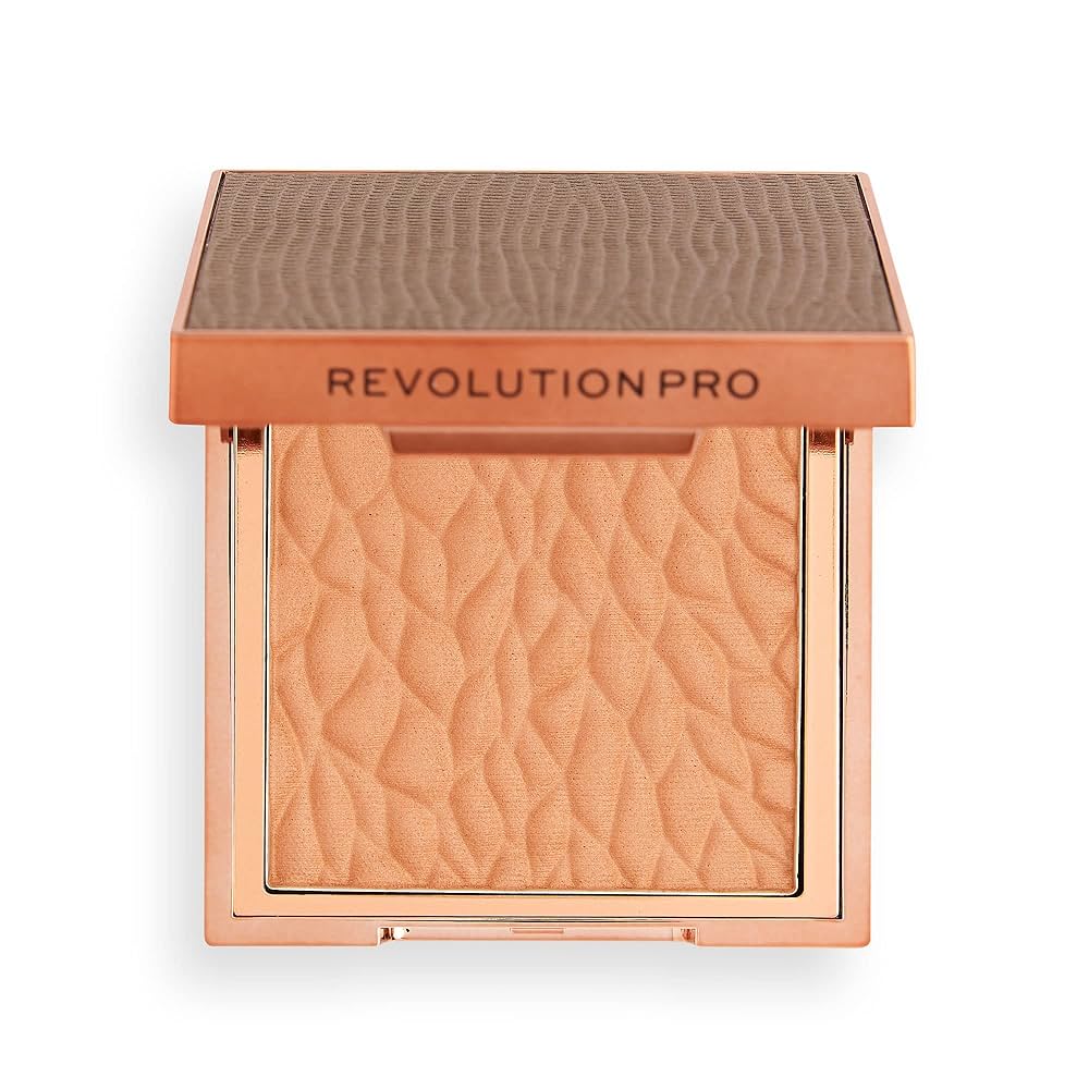 Revolution Pro, Bahaia Sculpting Bronzer, Cacao, Hidratant, Pudră compactă bronzantă, Corect, 8 g