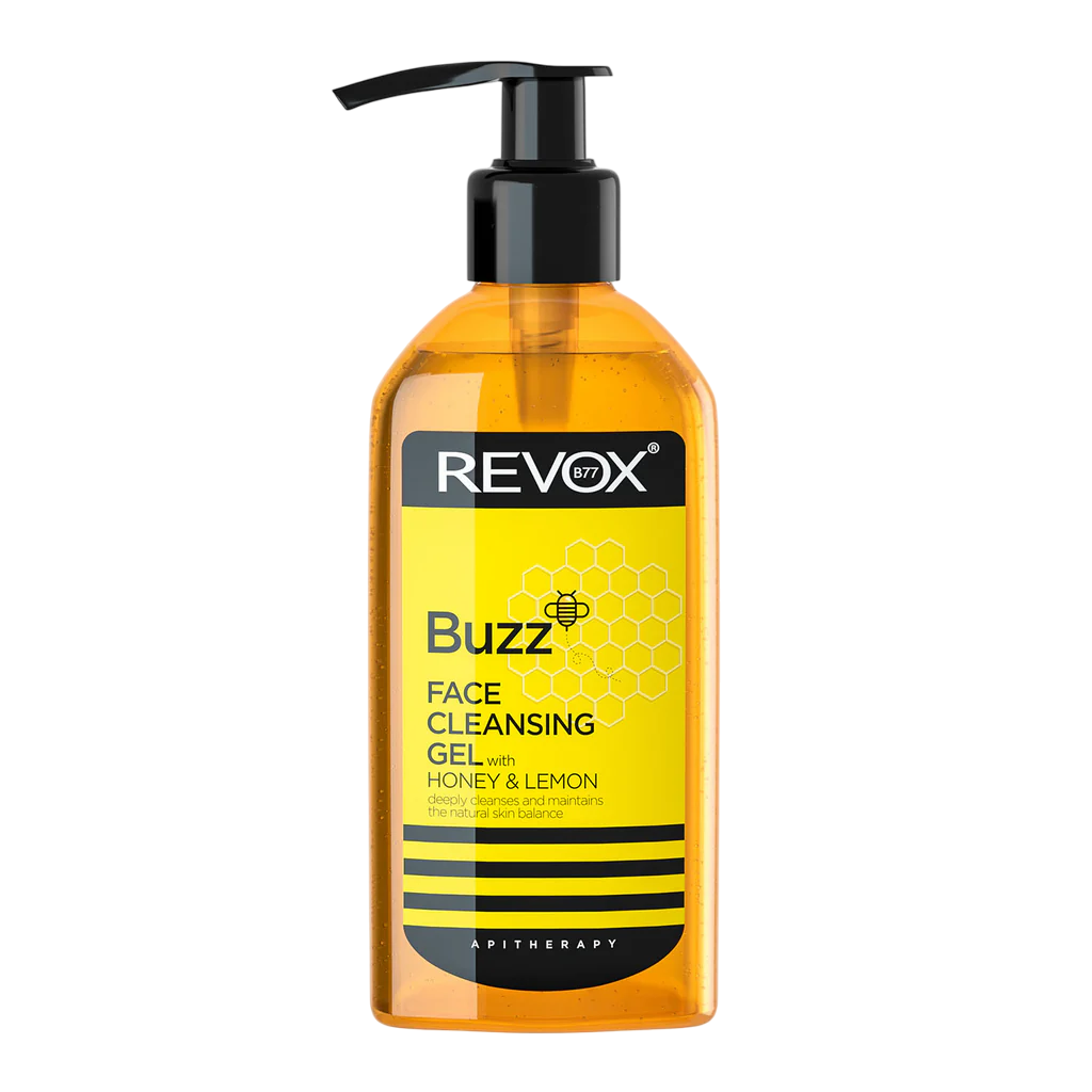 Revox B77, Buzz, Miere & lămâie, Energizant, Gel de curățare, Pentru față, 180 ml
