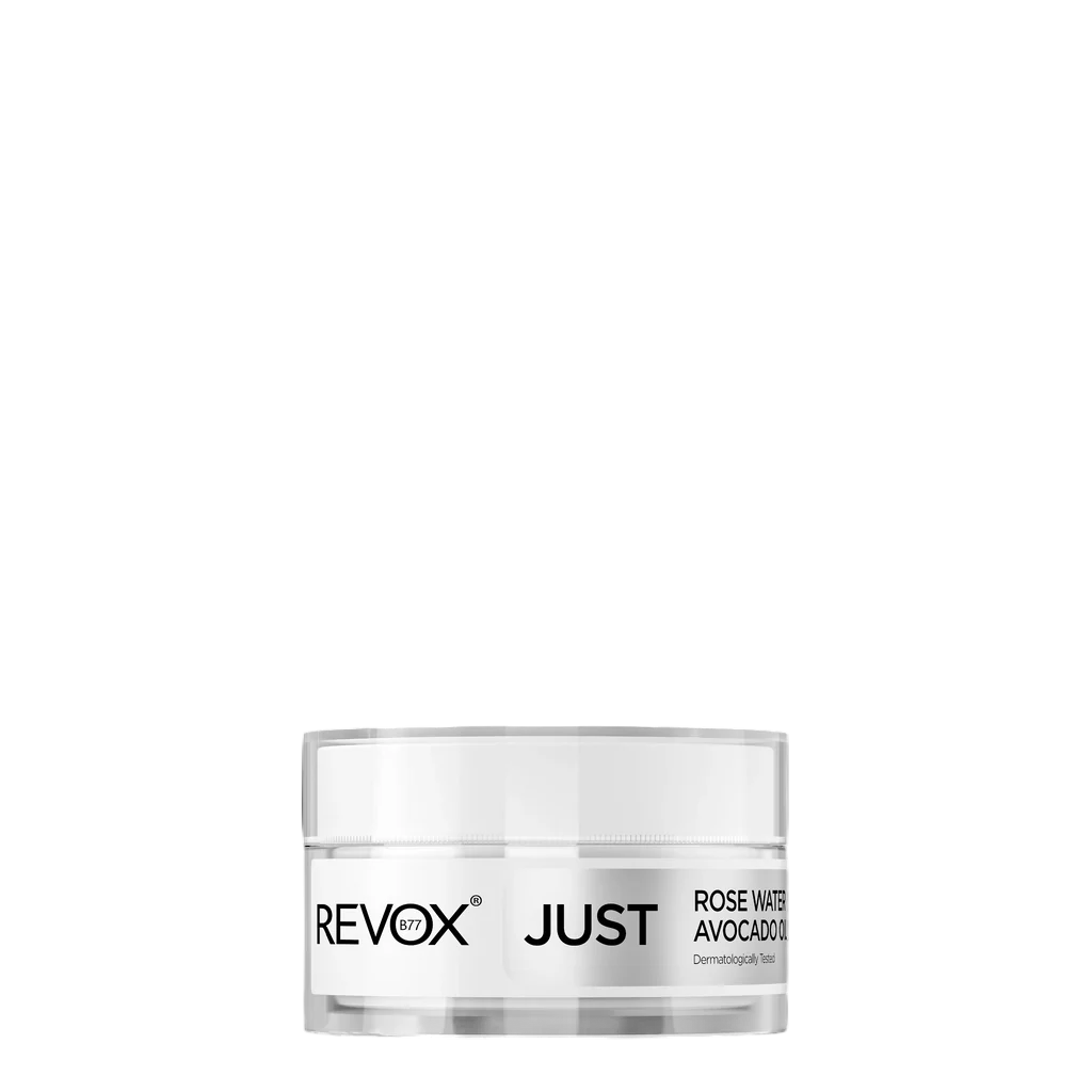 Revox B77, Just, Apă de trandafiri și ulei de avocado, Hrănitor, Cremă pentru ochi, 50 ml