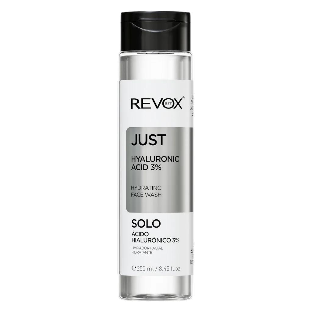 Revox B77, Just Squalane, Acid hialuronic 3%, Elimină impuritățile, Loțiune de curățare, Pentru față, 250 ml