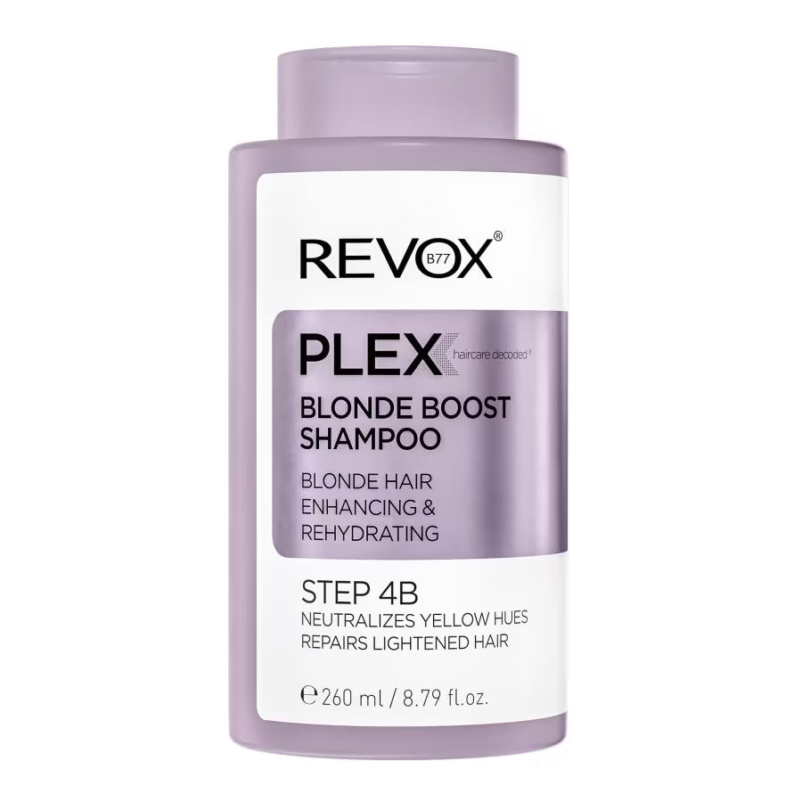 Revox B77, Plex Step 4B, Șampon pentru păr, Pentru neutralizarea tonurilor galbene, 260 ml