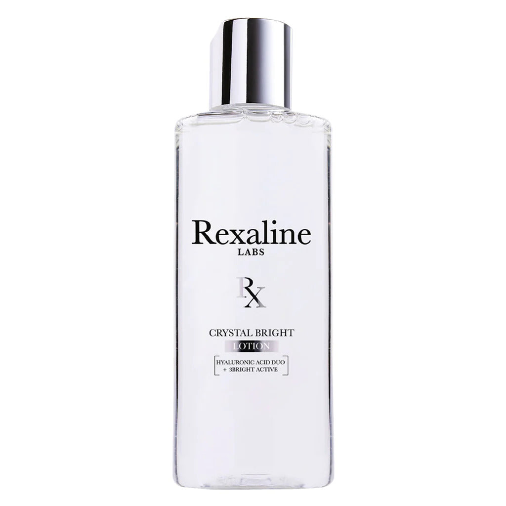 Rexaline, Crystal Bright, Acid hialuronic + 3 substanțe active luminoase, Iluminând, Loțiune exfoliantă, 150 ml - Olmarkt
