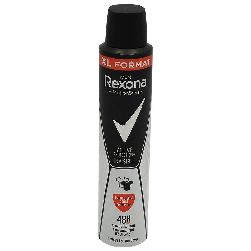 Antiperspirant Deo Spray, REXONA, Invisible Black White, 200 ml