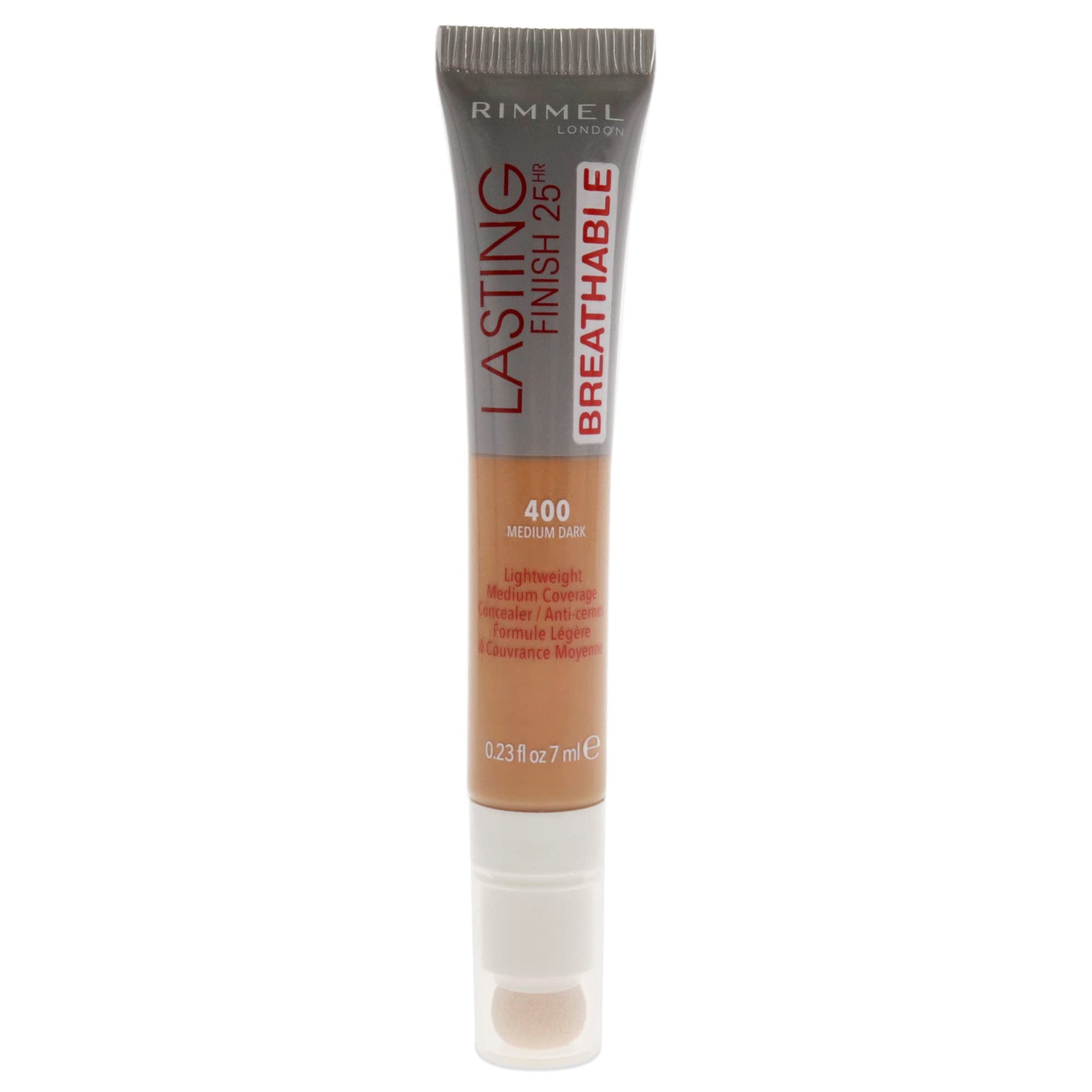 Rimmel London, Lasting Finish, Acoperire medie naturală, Corector cremă, 400, Mediu întunecat, 7 ml - Olmarkt