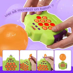 Joc Pop-It Antistres, Flippy, Electronic, 50 de Baloane, Muzica, 2 Moduri de Joc, Nivel Maxim 200, 14.5x13.5x5.7cm,
