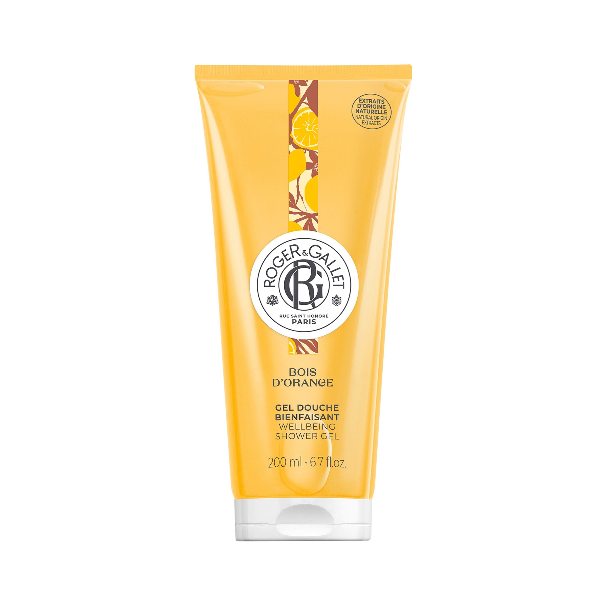 Roger & Gallet, Bois D'Orange, Gel de duș, Pentru toate tipurile de piele, 200 ml