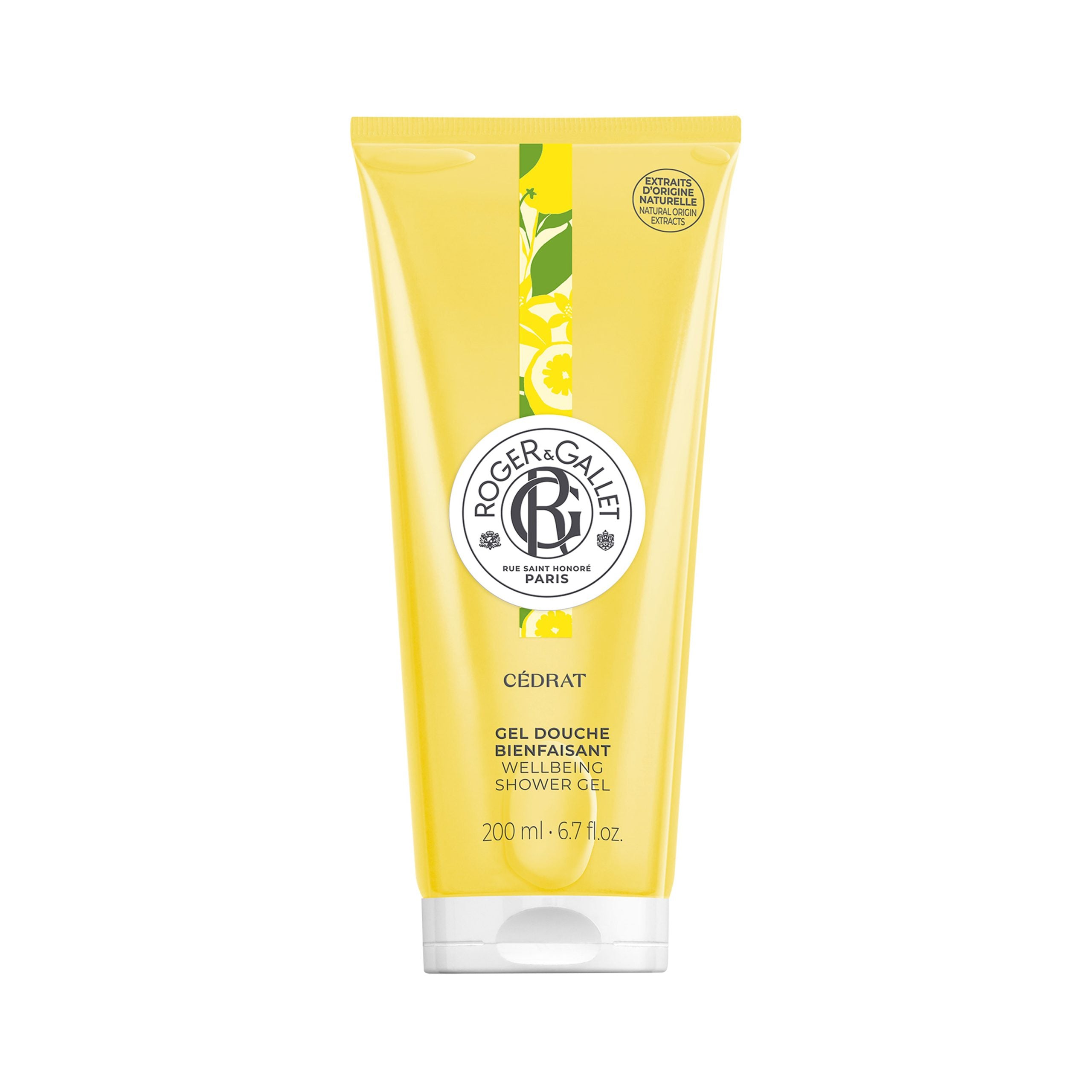 Roger & Gallet, Cedrat, Gel de duș, Pentru toate tipurile de piele, 200 ml