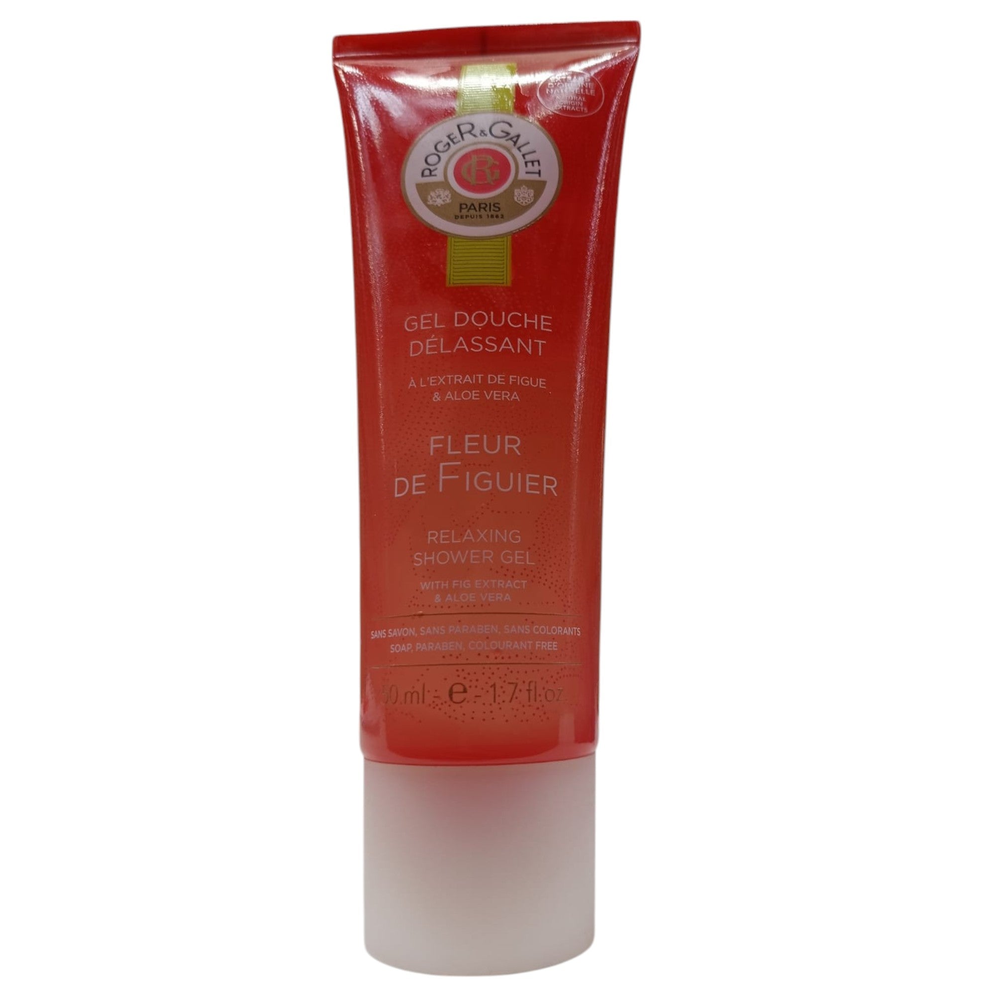 Roger & Gallet, Fleur De Figuier, Relaxant, Gel de duș, Pentru toate tipurile de piele, 50 ml - Olmarkt