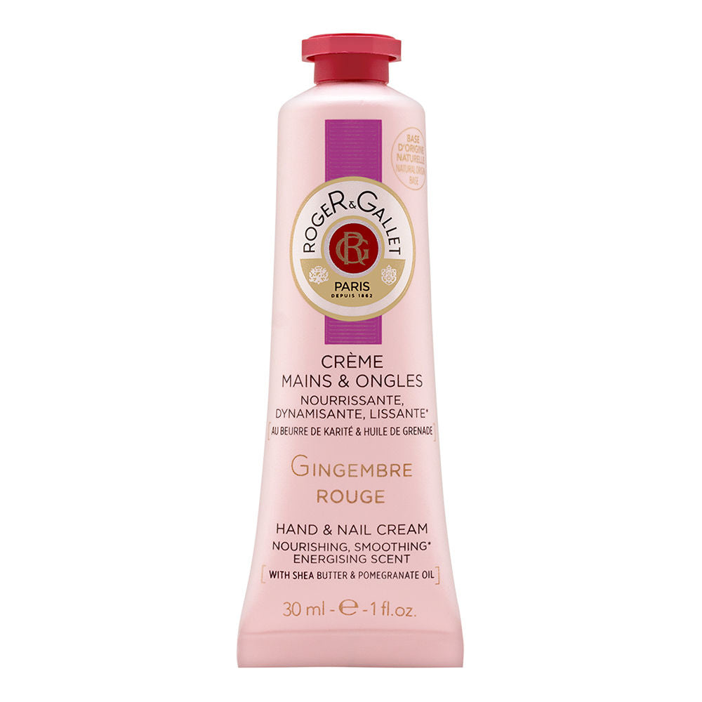 Roger & Gallet, Gingembre Rouge, Hidratant, Cremă pentru mâini și unghii, 30 ml