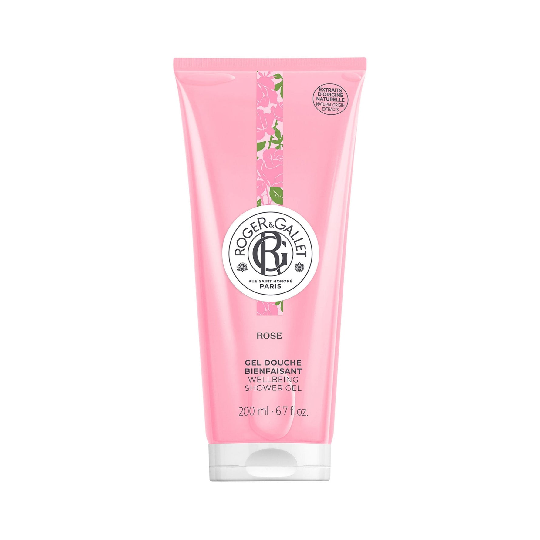 Roger & Gallet, Rose, Gel de duș, Pentru toate tipurile de piele, 200 ml