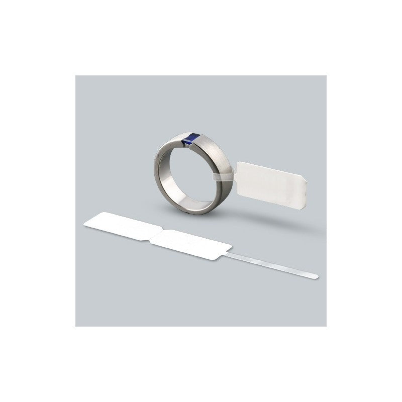 Rola Etichete Bijuterii, Flippy, 1000 et./rola, din Plastic, 90 x 30 mm, Alb