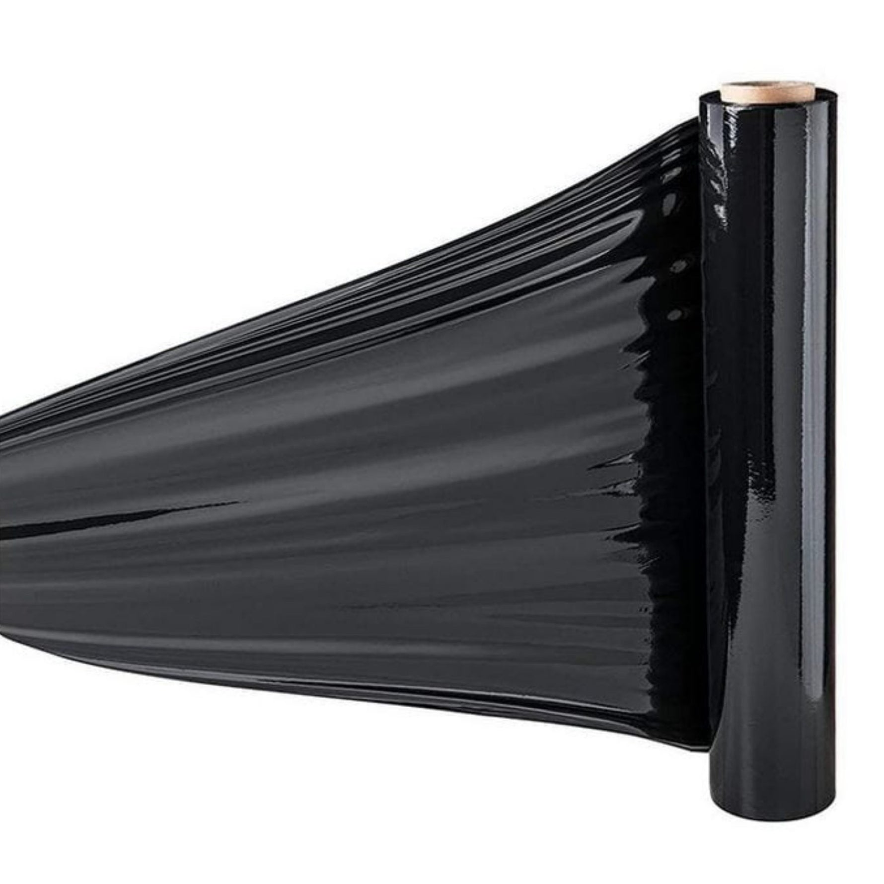 Rola Folie Stretch Neagra pentru Ambalare Manuala, Protectie si Fixare Colete, Utilizare Depozit si Transport,