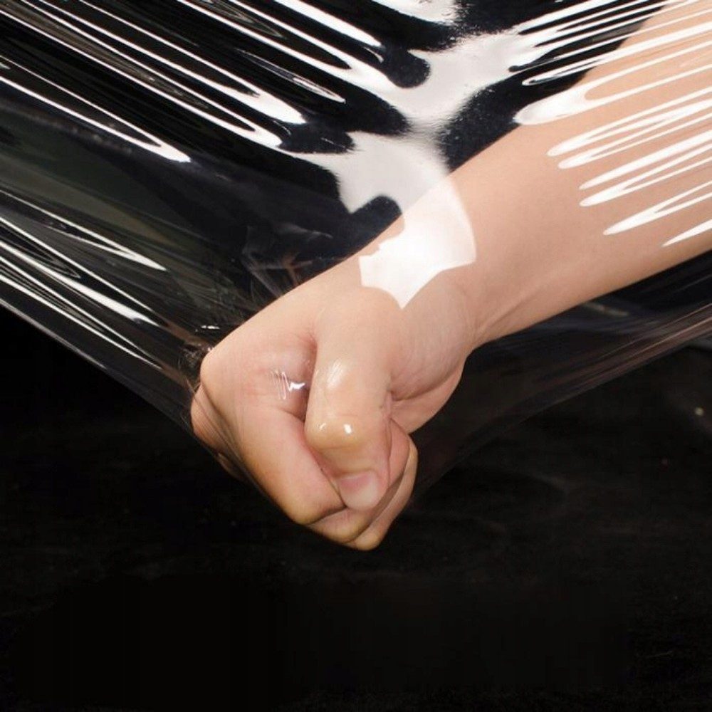 Rola Folie Stretch Transparenta pentru Ambalare Manuala, Protectie si Fixare Colete, Utilizare Depozit si Transport,