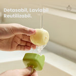 Rola pentru scame, Flippy, Indreptator de Scame Laviabila, forma de Cub din plastic, Portabil si Dragut 6 x 4.3 x 4.3