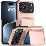 Husa de Protectie compatibila Apple iPhone 17 Pro Max, Flippy, Compartiment pentru Carduri, Anti-alunecare, Protectie