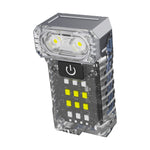 Lanterna UV LED Portabila, Flippy, Incarcare USB Tip C, Raza 50 m, 5W, 3 Culori de Lumina, 1200 mAh, 8 x 2 x 4.2 cm,