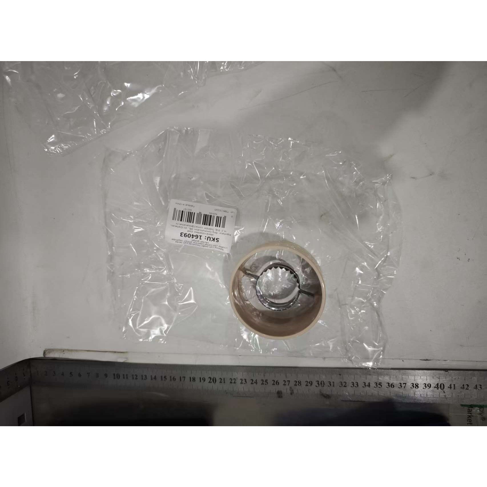 Ustensila pentru Curatare Porumb, Flippy, Diametru 3.6 cm, din Plastic si Otel Inoxidabil, Alb