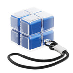 Cutie pentru Medicamente, Flippy, Model Rubik' Cube, cu Curea de Agatare, Dozator Portabil de Medicamente, Dispenser