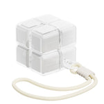 Cutie pentru Medicamente, Flippy, Model Rubik' Cube, cu Curea de Agatare, Dozator Portabil de Medicamente, Dispenser