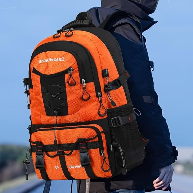Rucsac Multifunctional de Alpinism, Flippy, Capacitate 36-55 L, de Calatorie, Impermeabil, Slot USB Incarcare Telefon,