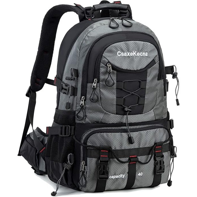 Rucsac Multifunctional de Alpinism, Flippy, Capacitate 36-55 L, de Calatorie, Impermeabil, Slot USB Incarcare Telefon,