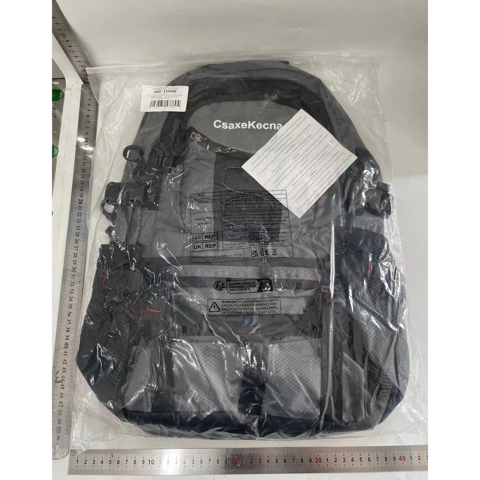 Rucsac Multifunctional de Alpinism, Flippy, Capacitate 36-55 L, de Calatorie, Impermeabil, Slot USB Incarcare Telefon,