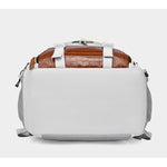 Rucsac Multifunctional pentru Calatorie, Flippy, pentru Alpinism, Voiaj, Drumetii, din Panza Oxford, 34x16x52 cm, Alb