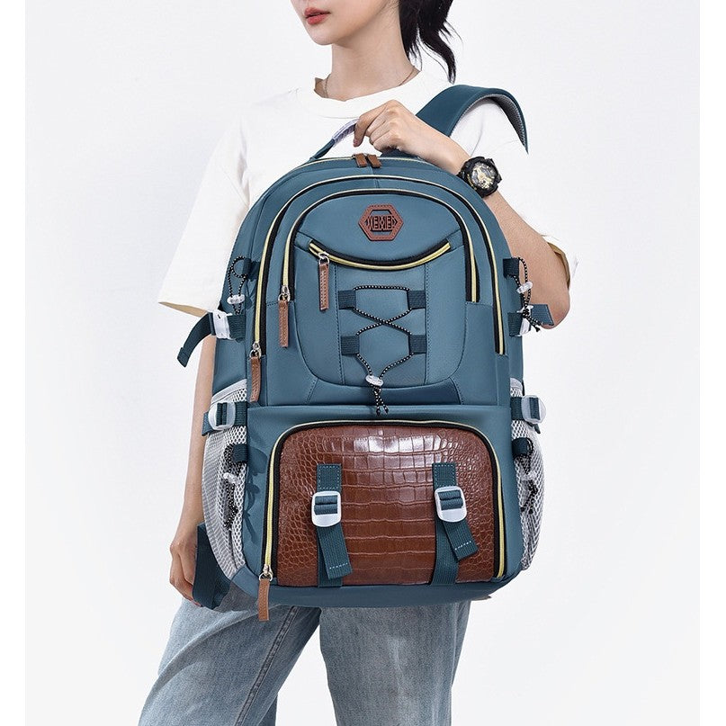 Rucsac Multifunctional pentru Calatorie, Flippy, pentru Alpinism, Voiaj, Drumetii, din Panza Oxford, 34x16x52 cm,